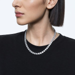 Millenia necklace, Square cut Swarovski Zirconia and crystal